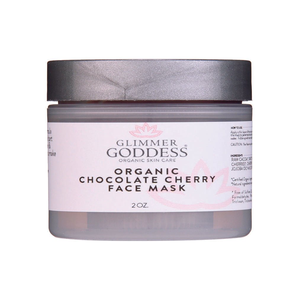 Organic Chocolate Cherry Face Mask – Antioxidant Anti-Aging Mask for Radiant, Youthful Skin